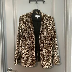Cheetah Print Blazer